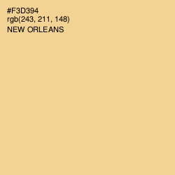 #F3D394 - New Orleans Color Image
